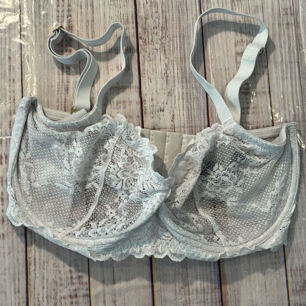 Natori Back Clasp Lace Bra Underwire Size 32G
